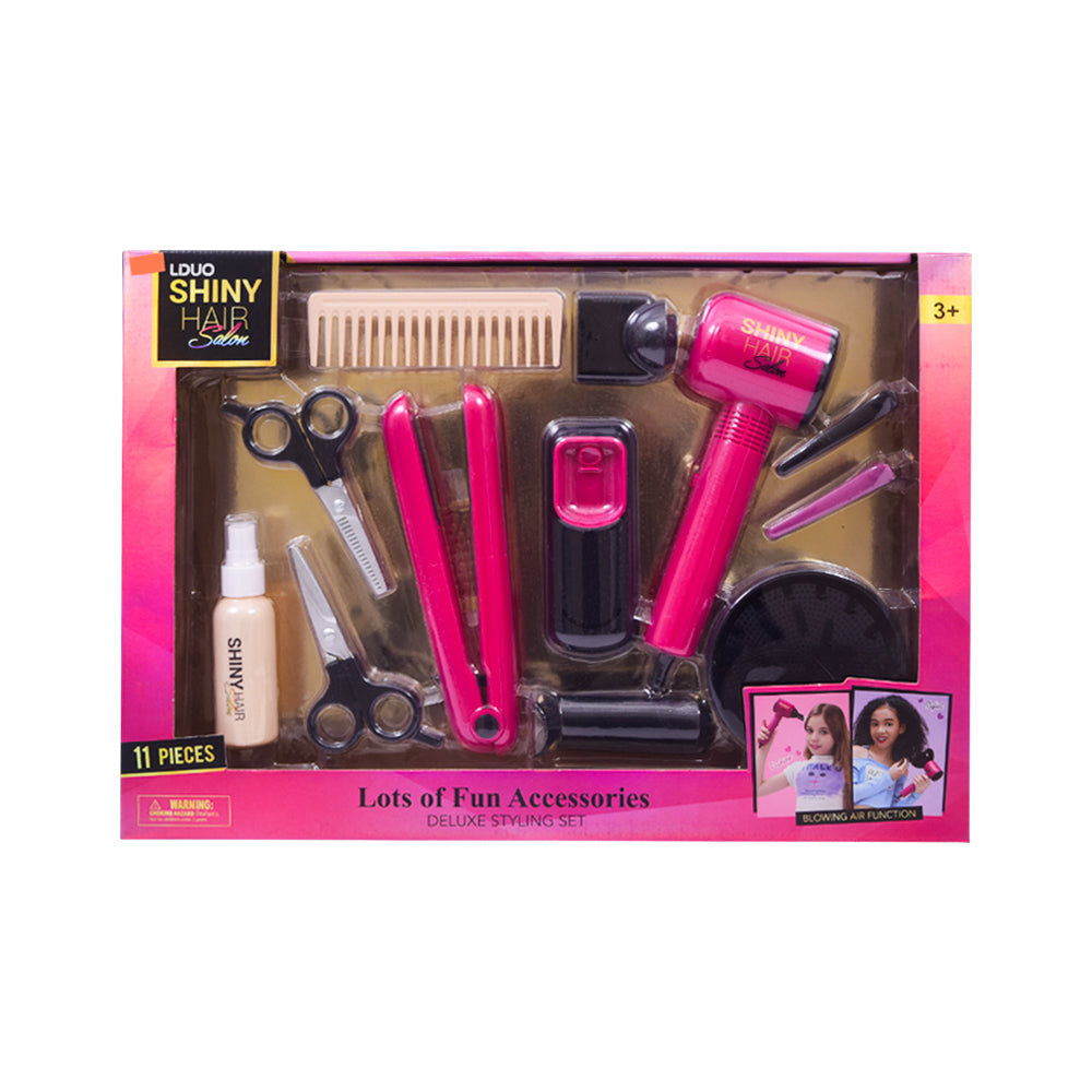 626022 LDUO SHINY HAIR SALON SET IR Default Title - MamasJan Toys