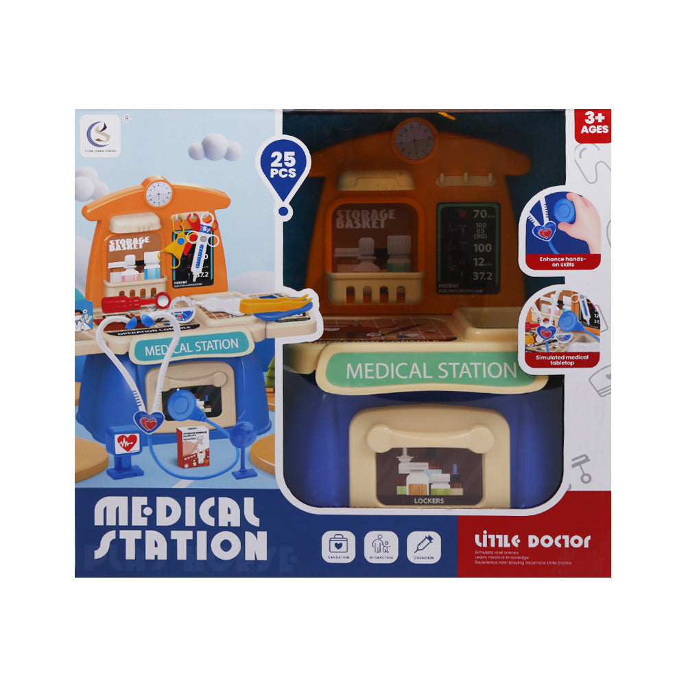 60820B-1 MEDICAL STATION DOCTOR SET IR Default Title - MamasJan Toys