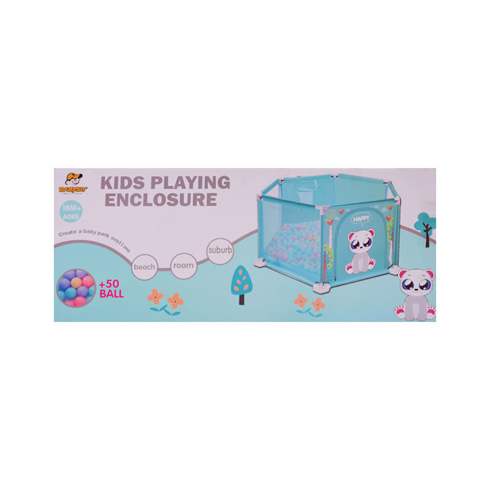 J1010A KIDS PLAYING FENCE 50BALLS IR Default Title - MamasJan Toys