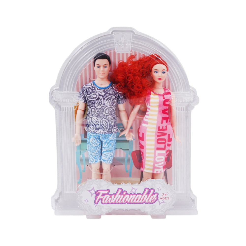 PS139 FASHIONABLE COUPLE DOLL IR Default Title - MamasJan Toys