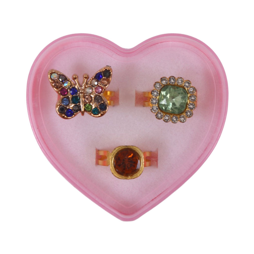JZ8815 3 RINGS IN HEART IR Default Title - MamasJan Toys