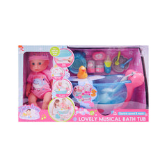 8669 LOVELY BATHING DOLL SET IR Default Title - MamasJan Toys