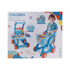009-026 CHILDREN DOCTOR TROLLEY SET IR Default Title - MamasJan Toys