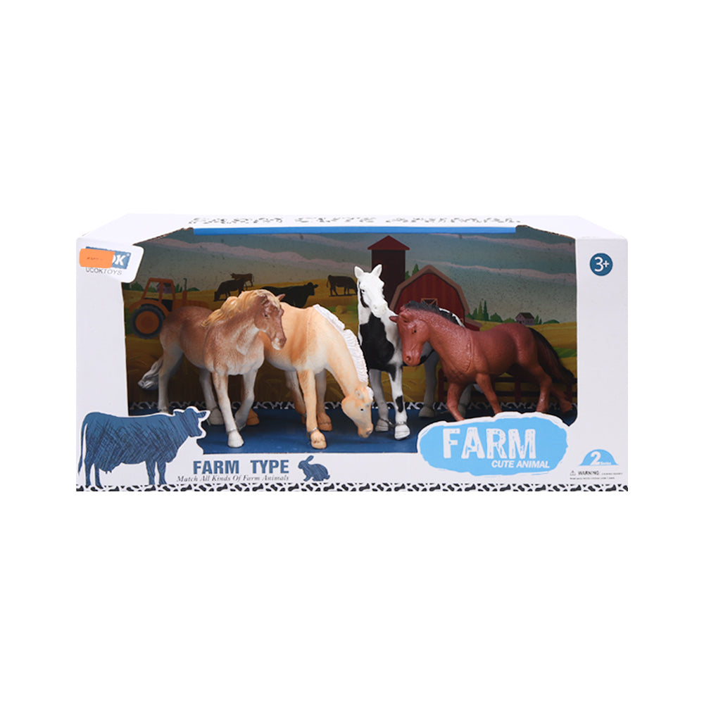 YX-CN04-4 CUTE HORSE FARM IR Default Title - MamasJan Toys