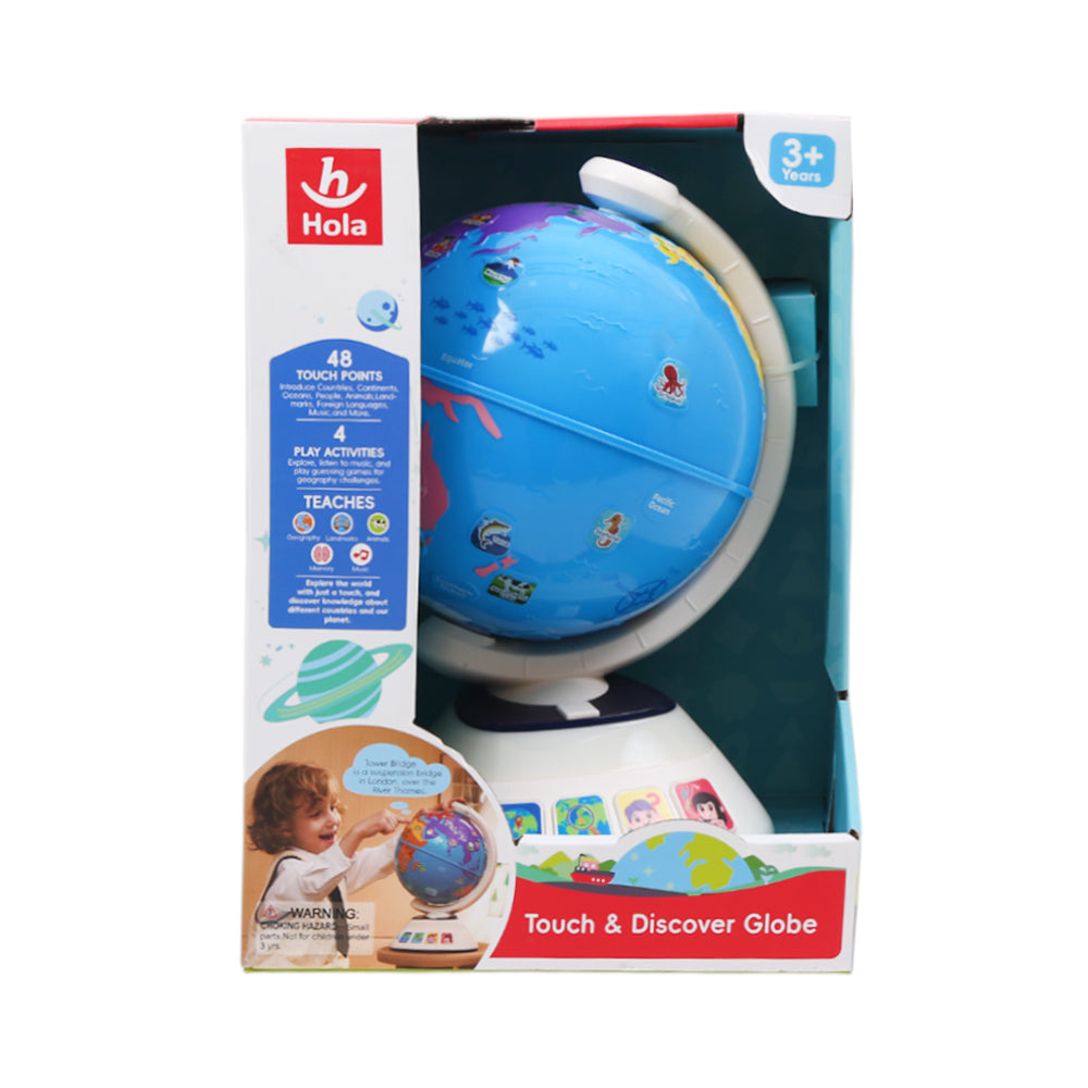 HE8985 TOUCH & DISCOVER WORLD GLOBE IR Default Title - MamasJan Toys