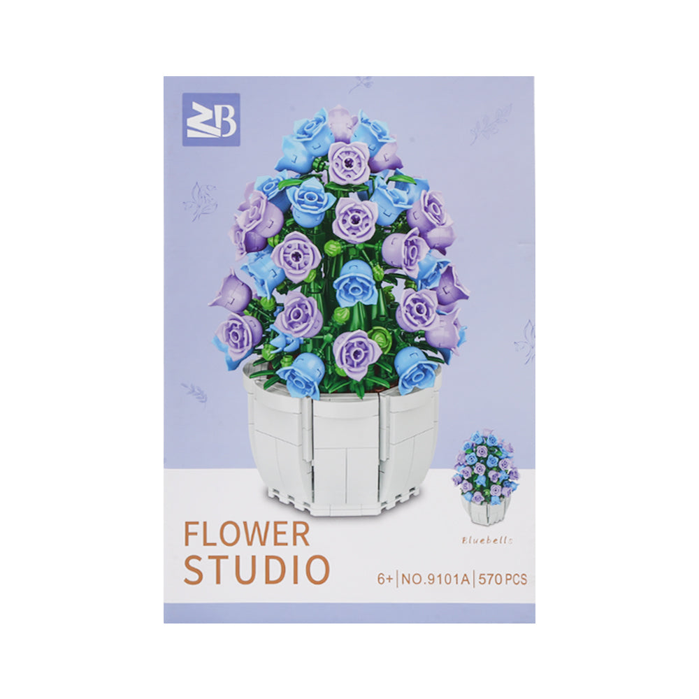 9101A FLOWER STUDIO BLOCKS SET 570PCS IR Default Title - MamasJan Toys