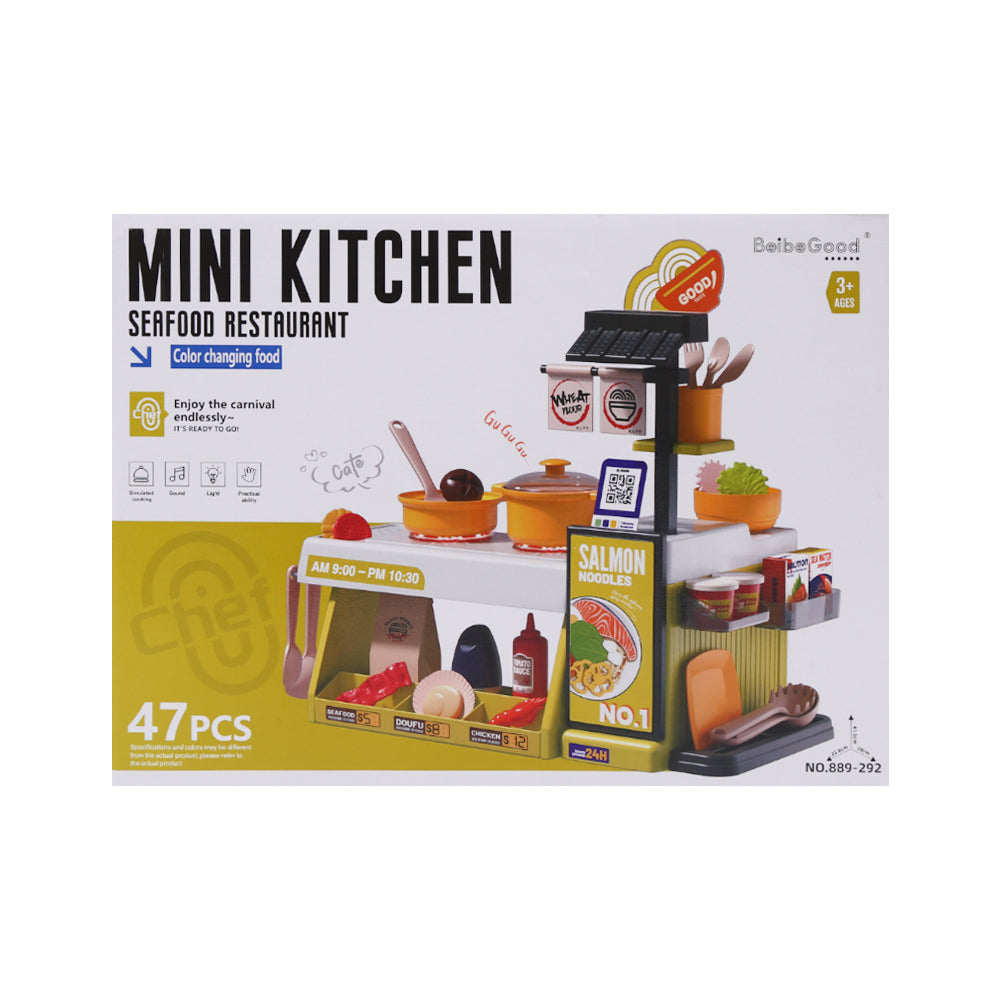 889-292 MINI SEA FOOD KITCHEN SET IR Default Title - MamasJan Toys