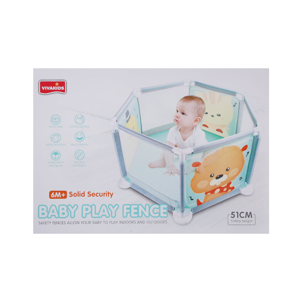 1139 BABY PLAY FENCE 51CM IR Default Title - MamasJan Toys