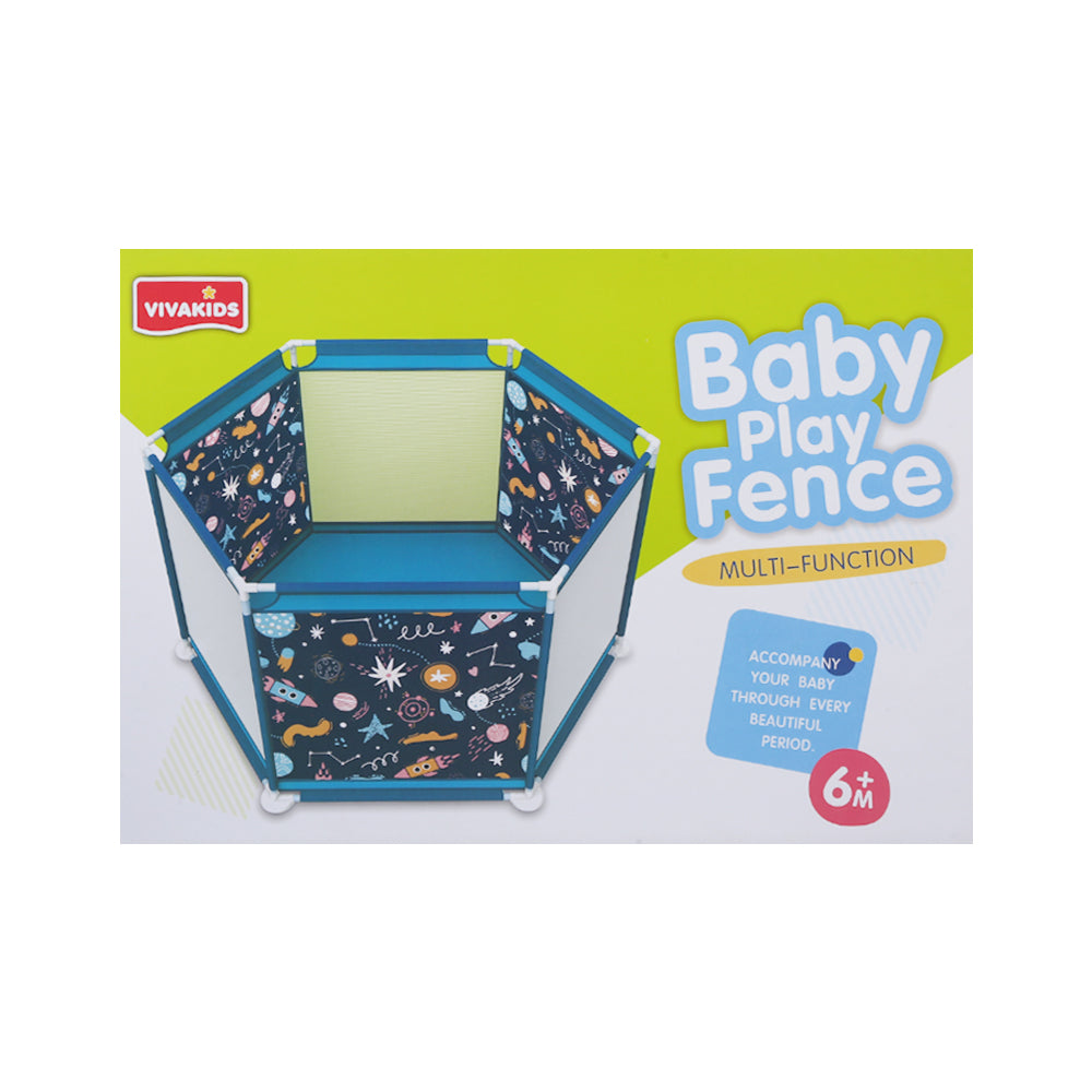 1139-3 SPACE BABY PLAY FENCE IR Default Title - MamasJan Toys