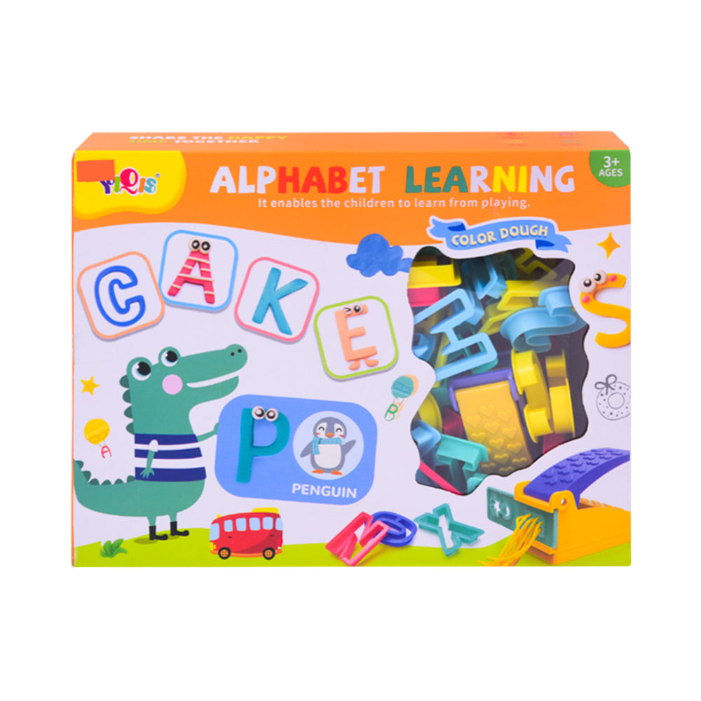 5823-B ALPHABET LEARNING PLAY DOUGH Default Title - MamasJan Toys