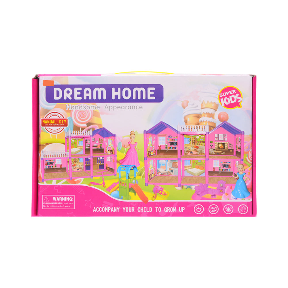 379-8 DIY DREAM HOME BLOCKS SET Default Title - MamasJan Toys