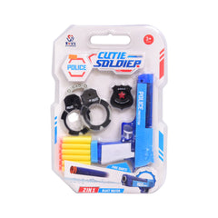 648-34 POLICE GUN 2IN1 A.I Default Title - MamasJan Toys
