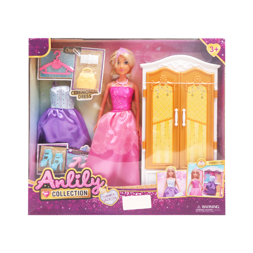616329 ANLILY DOLL W-CABNET A.I Default Title - MamasJan Toys