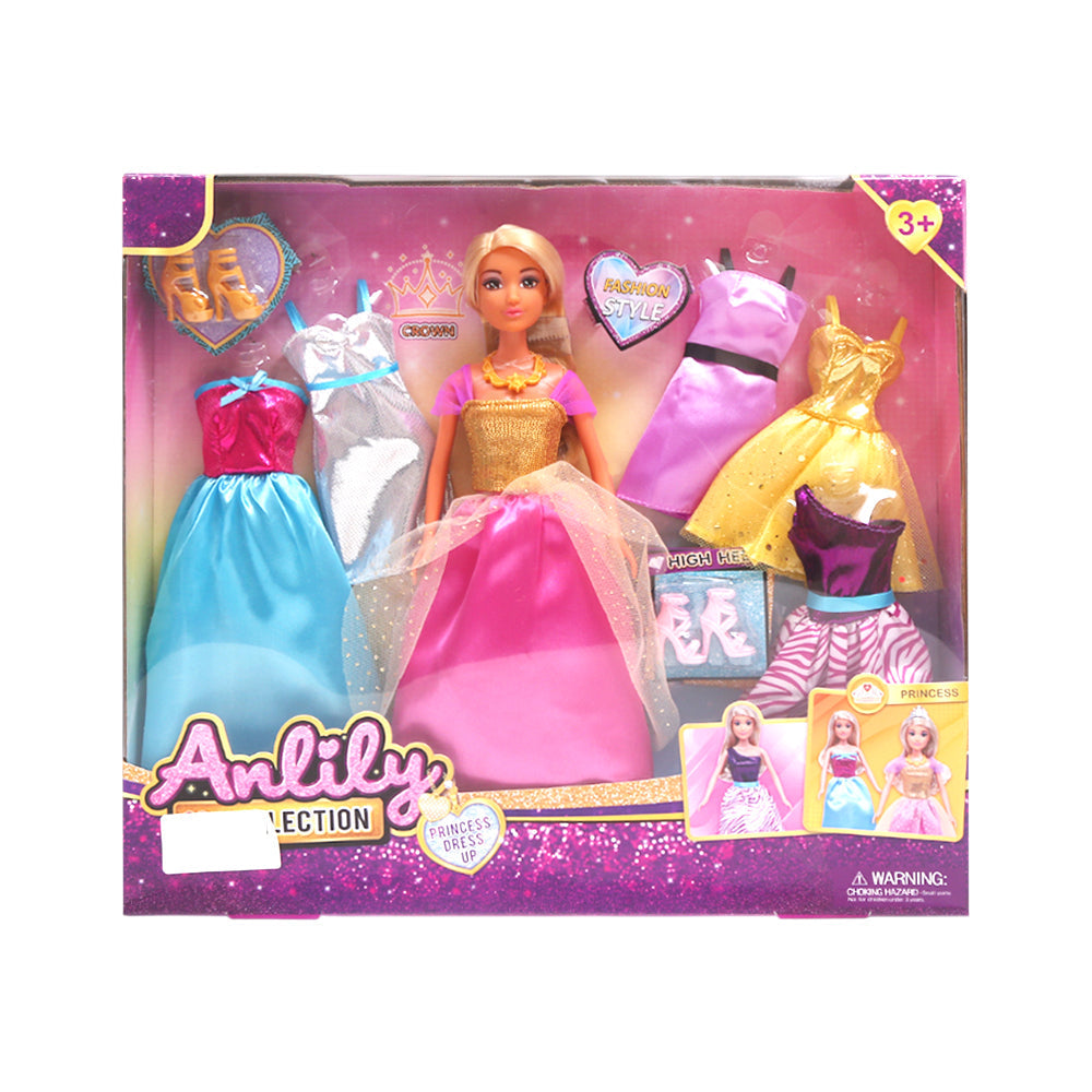 616289 ANLILY PRINCESS DRESS UP DOLL A.I Default Title - MamasJan Toys