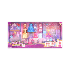 616615 ANLILY DOLL W-DRESS N SHOES A.I Default Title - MamasJan Toys