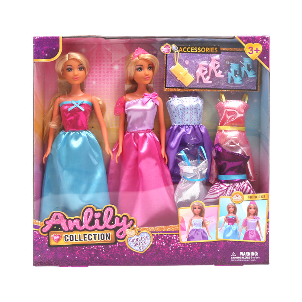 616285 ANLILY DOUBLE PACK DOLL A.I Default Title - MamasJan Toys