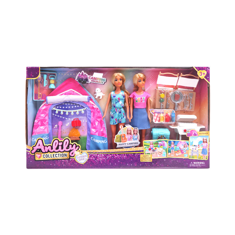 616253 ANLILY CAMPING HOLIDAY DOLL A.I Default Title - MamasJan Toys