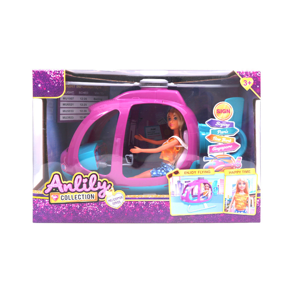 616261 ANLILY HELICOPTER DOLL IR Default Title - MamasJan Toys