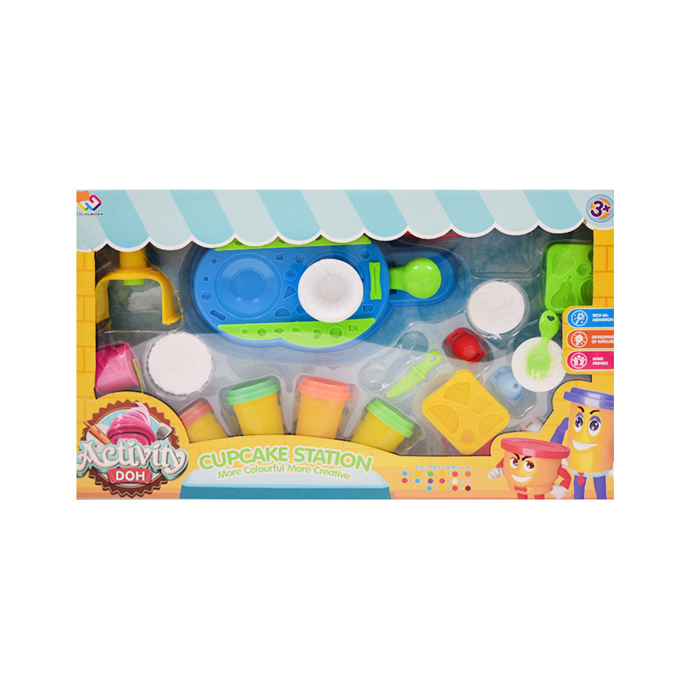 9282 CUPCAKE STATION PLAY DOUGH SET Default Title - MamasJan Toys