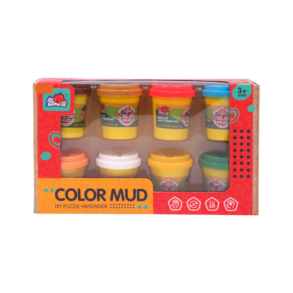140328/5838-70 DIY COLOR PLAY DOUGH 8PC SET Default Title - MamasJan Toys