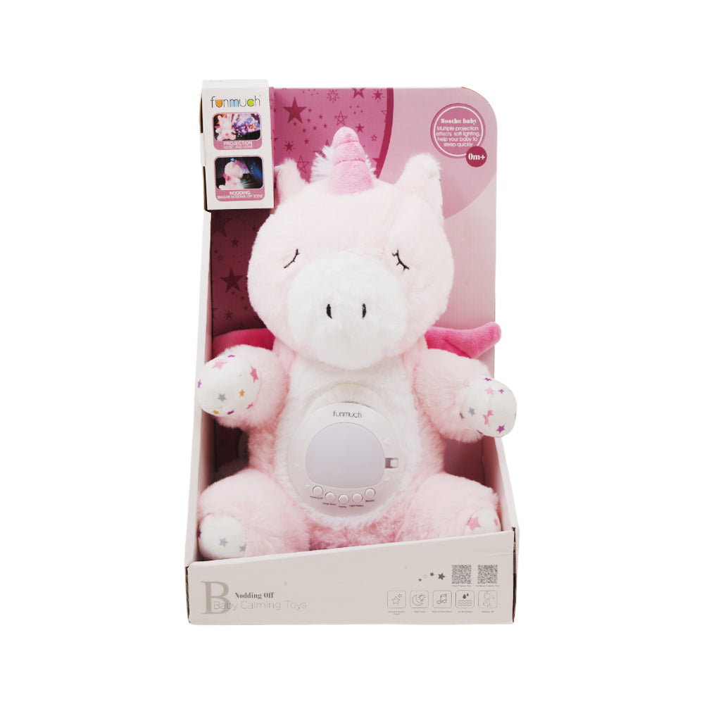 FM666-74 FUNMUCH SOFT UNICORN MUSICAL IR Default Title - MamasJan Toys