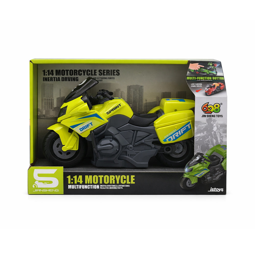 JS208 DRIFT MORORCYCLE GREEN IR Default Title - MamasJan Toys