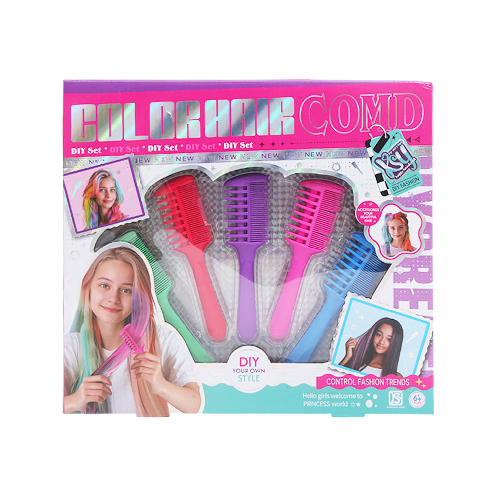 KSY982 HAIR COLOR COMB SET IR Default Title - MamasJan Toys