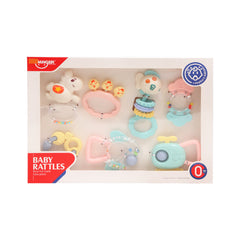 HE0123 HUANGER BABY RATTLE SET 7PC IR Default Title - MamasJan Toys