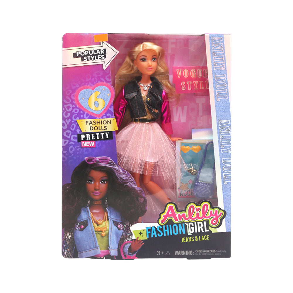 616631 ANLILY FASHION GIRL DOLL IR Default Title - MamasJan Toys