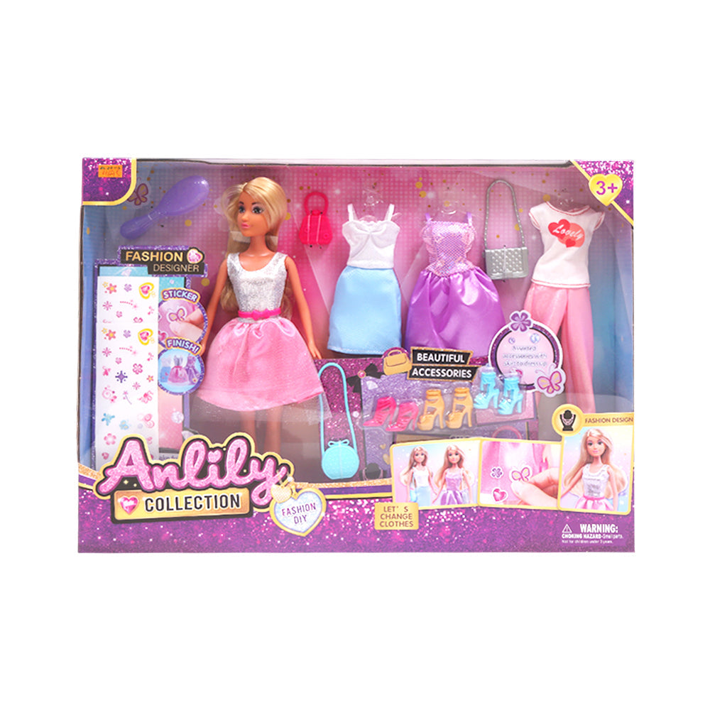 616292 ANLILY FASHION DESIGNER DOLL IR Default Title - MamasJan Toys