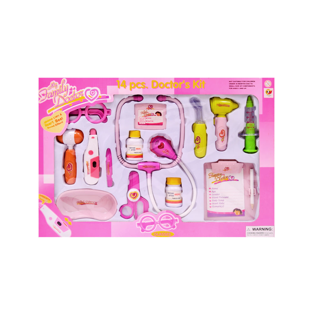 BS9916 DOCTOR SET 14PCS D Default Title - MamasJan Toys