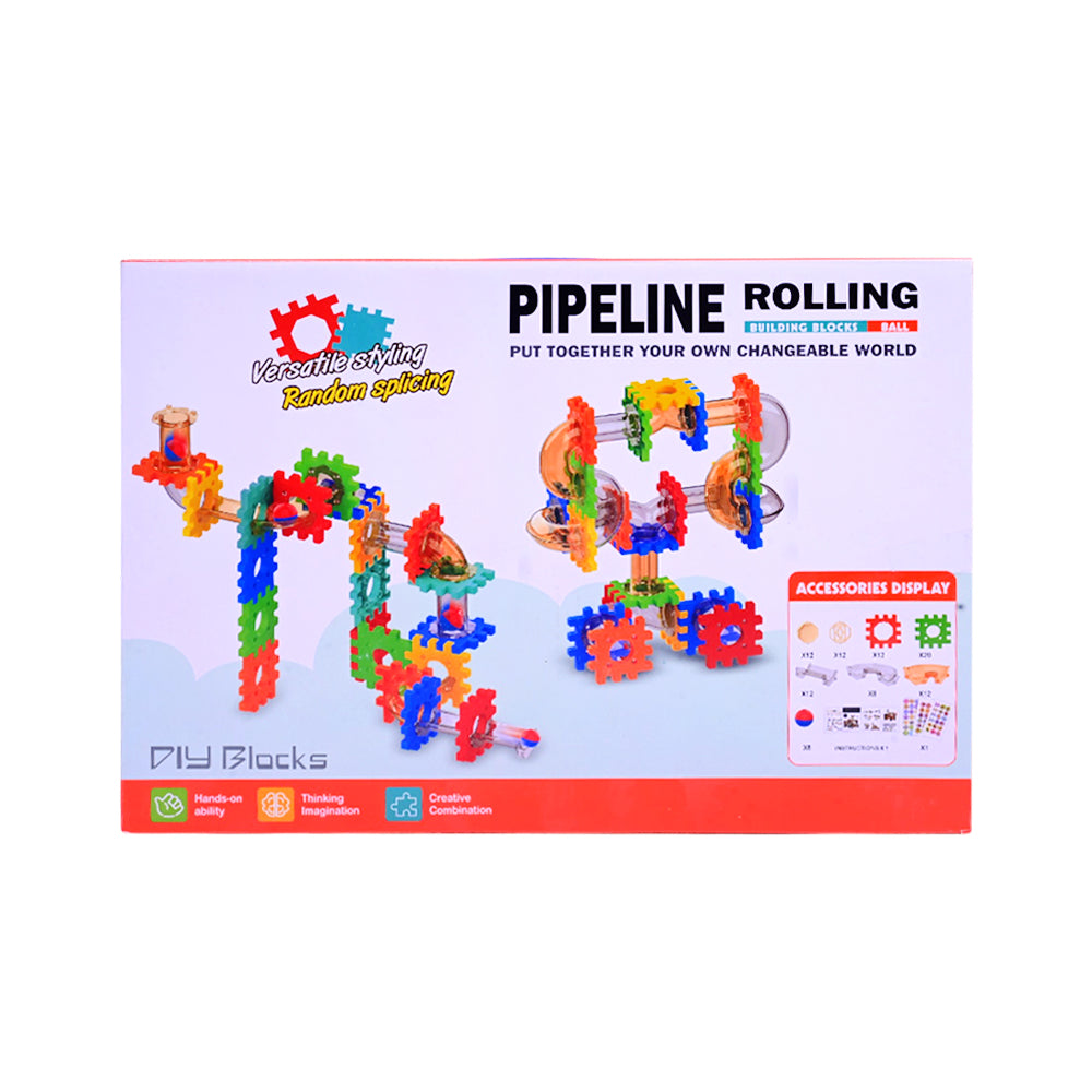 E039 PIPELINE ROLLING BLOCKS 98PCS A.I Default Title - MamasJan Toys