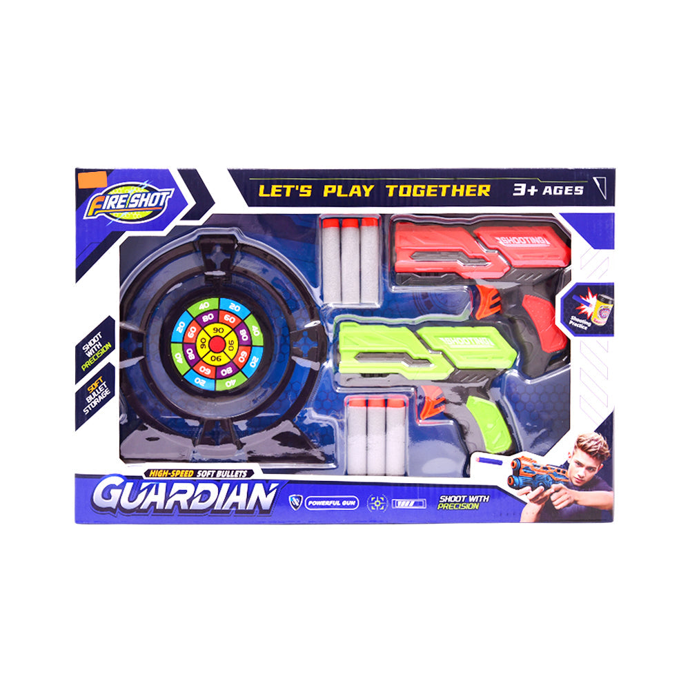HQL15 DOUBLE GUN W-TARGET A.I Default Title - MamasJan Toys