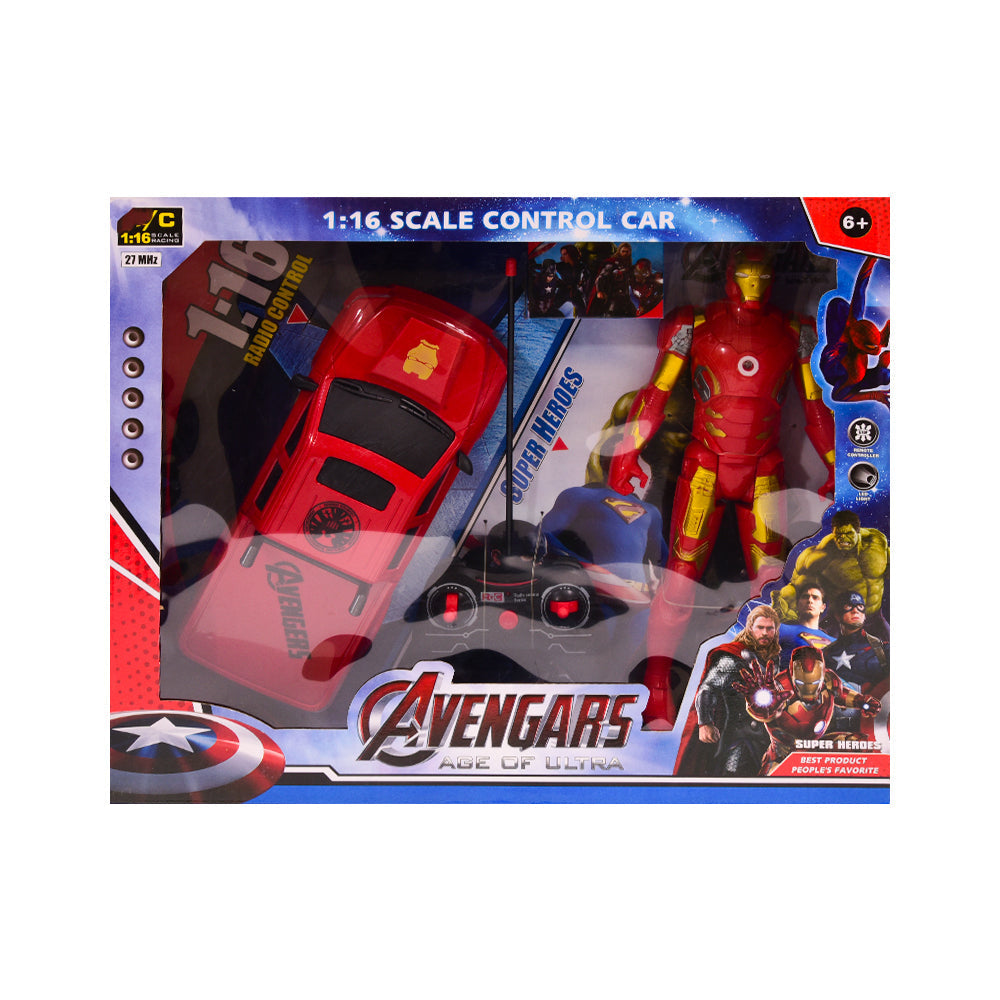 8905-4 IRON-MAN CAR W-FIGURE R/C A.I Default Title - MamasJan Toys