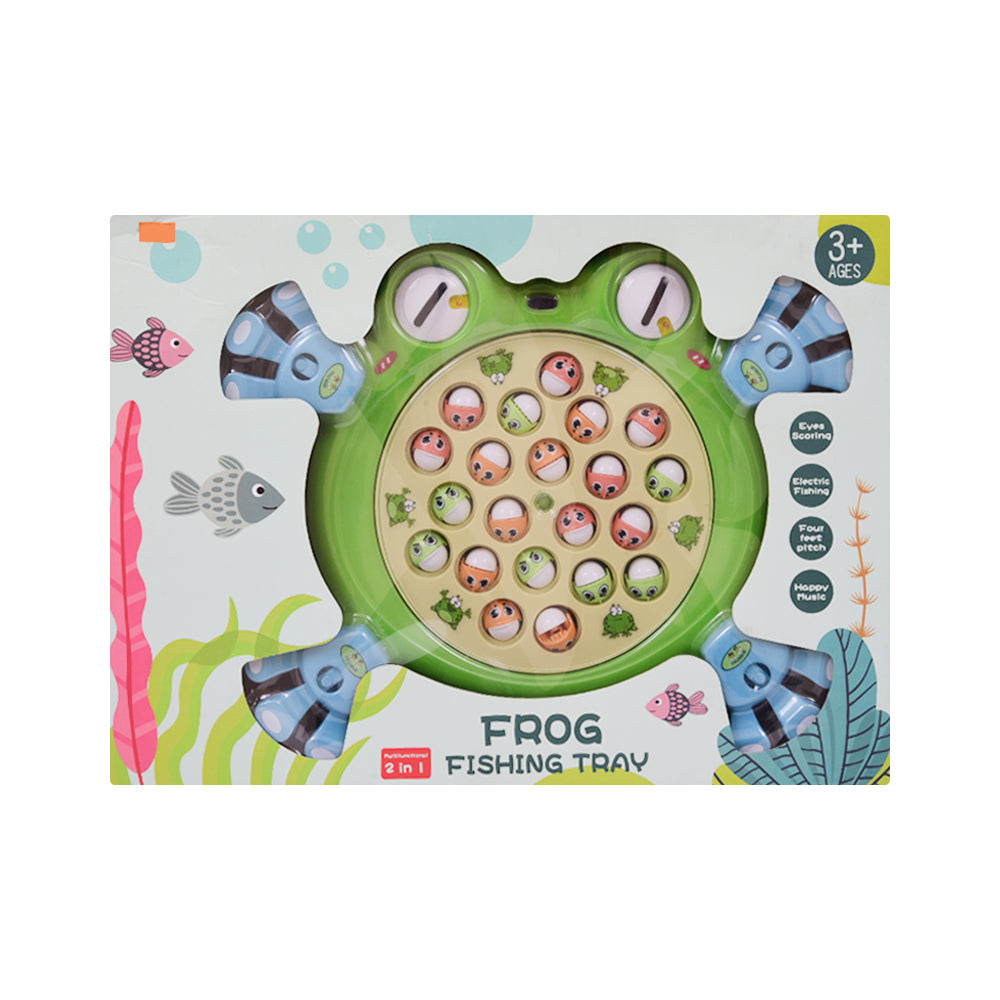GSG-2608A MUSICAL FROG GAME 20FISH A.I Default Title - MamasJan Toys