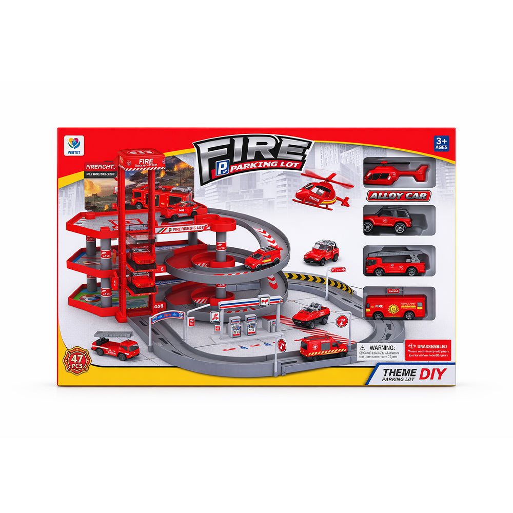 5599-136 FIRE PARKING SET A.I Default Title - MamasJan Toys