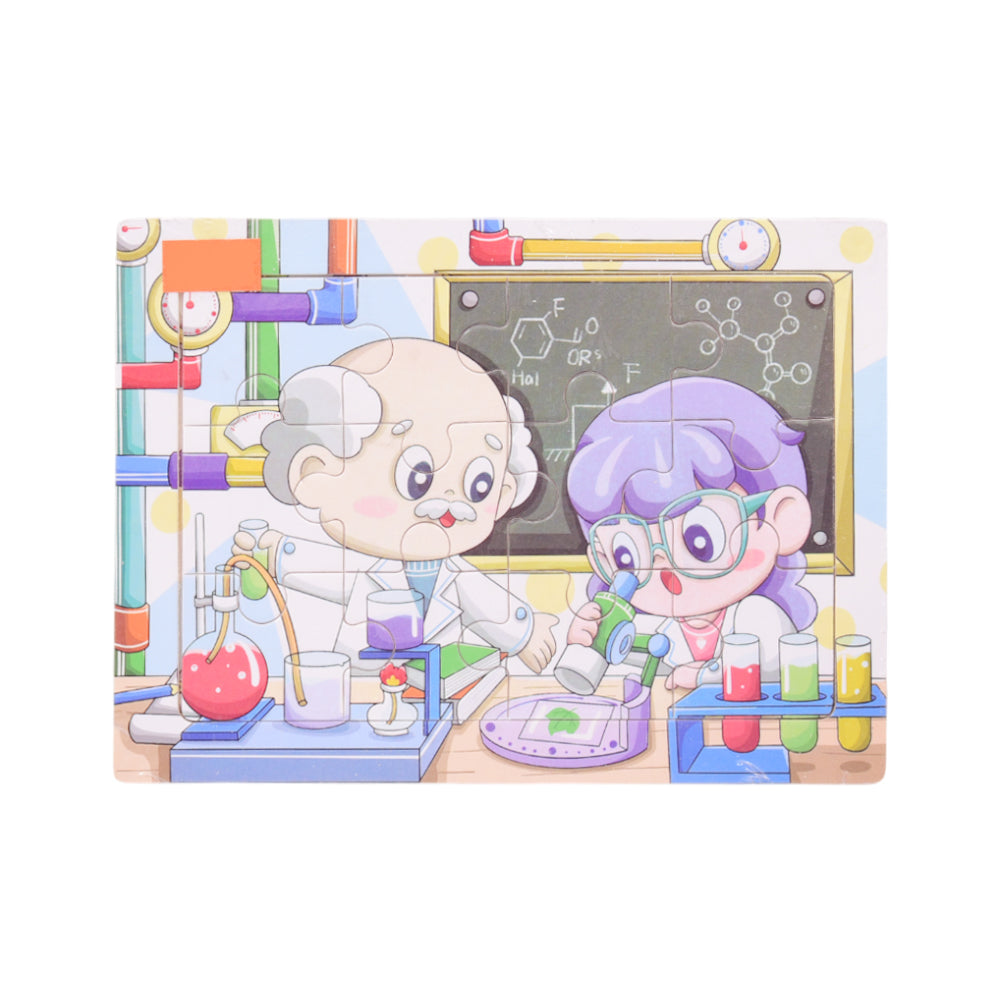 SSS1947 WOODEN PUZZLE 12 POTONG Default Title - MamasJan Toys