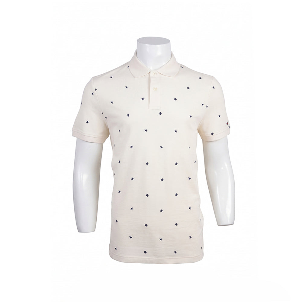 TH MEN S/S POLO SHIRT MW39835-720 O-WHT M (IRS) XL - MamasJan mens wear