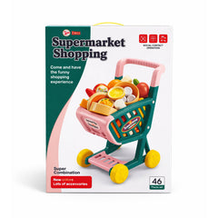 K-212 SUPER MARKET SHOPPING CART 46PCS A.I Default Title - MamasJan Toys