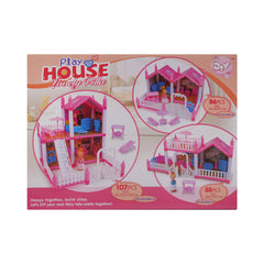 588-15 DOLL PLAY HOUSE 86 PCS A.I Default Title - MamasJan Toys