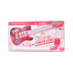 818-33 MUSICAL GUITAR AND MIC A.I Default Title - MamasJan Toys