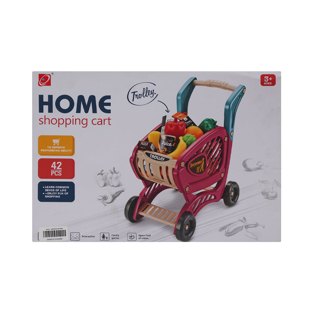 668-81 SHOPPING CART PINK A.I Default Title - MamasJan Toys