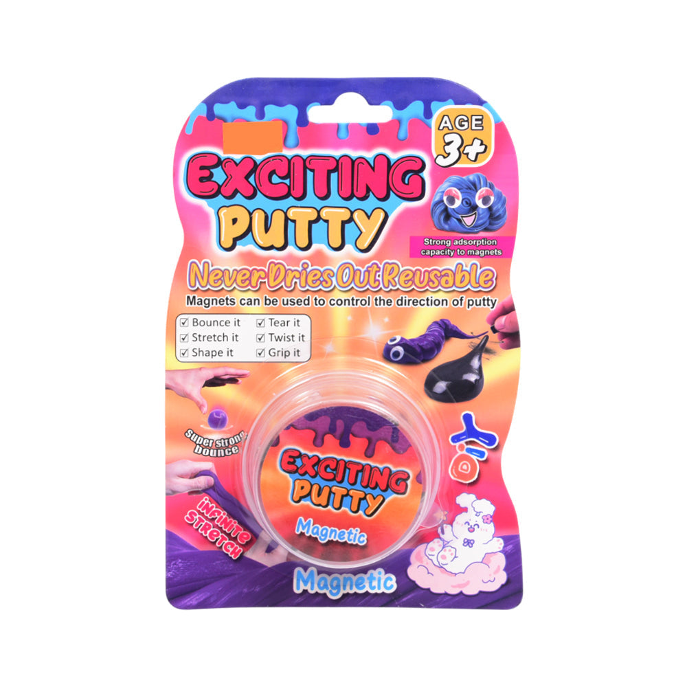 355D MAGNETIC EXCITING PUTTY CLAY IN CARD A.I Default Title - MamasJan Toys