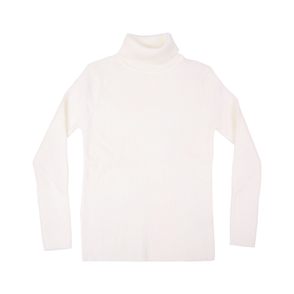 BOYS L/S HIGH NECK SWEATER OFF-WHITE IR-25 10-11 YEAR 2100-2 Default Title - MamasJan KidsWear