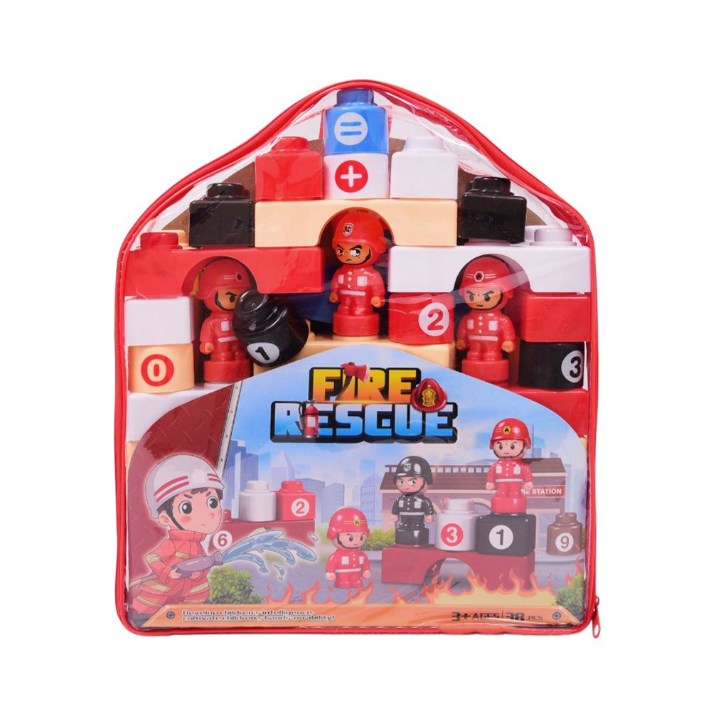 8888B FIRE RESCUE BLOCKS A.I Default Title - MamasJan Toys