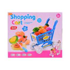 1085-1 VEGETABLE SHOPPING CART A.I Default Title - MamasJan Toys