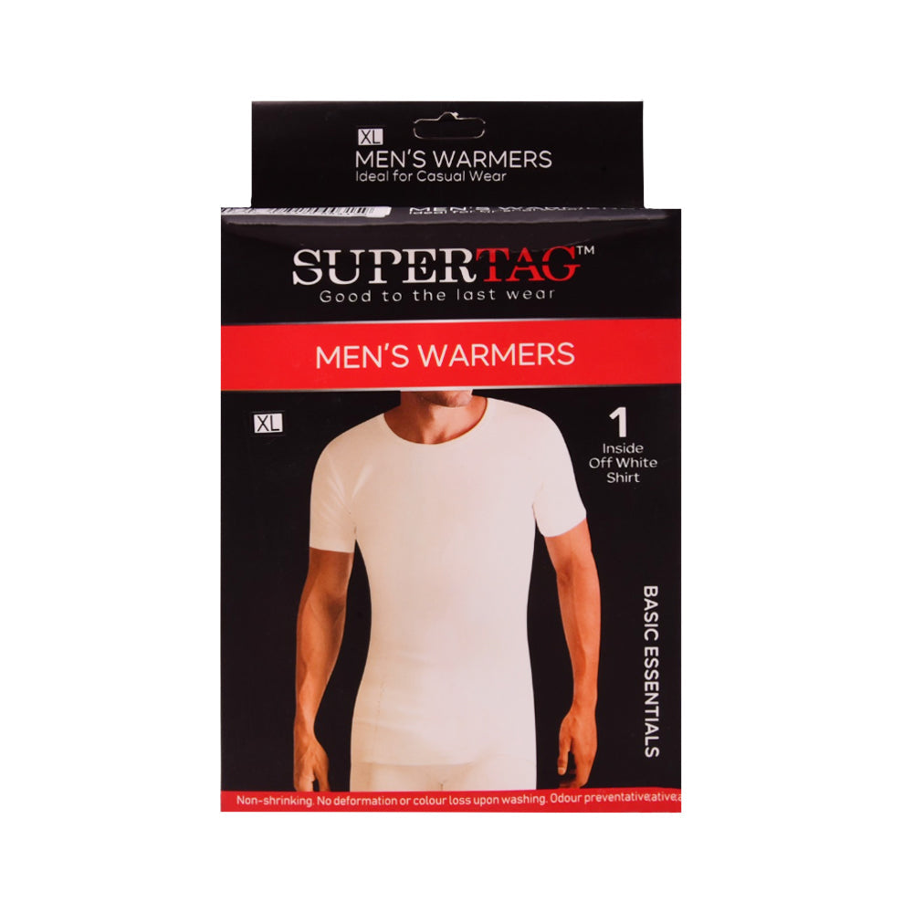 SUPER TAG MEN WARMER SHIRT S/S XL 1P Default Title - MamasJan mens wear