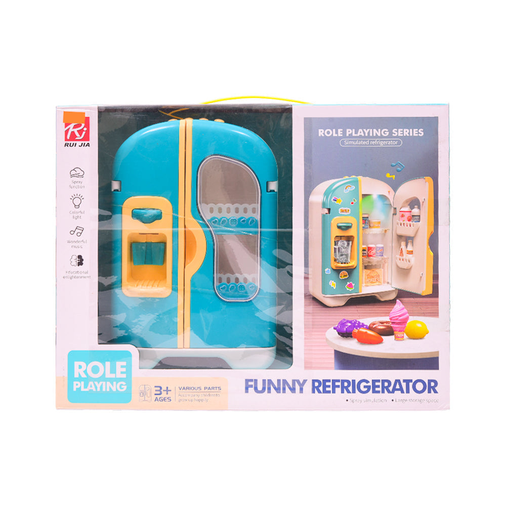 RJ5809 KITCHEN PLAY FRIDGE A.I Default Title - MamasJan Toys