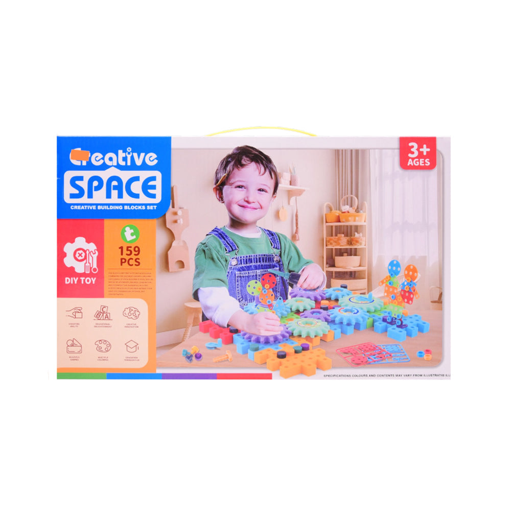 882-122 DIY ENGINEERING BLOCKS 159PCS A.I Default Title - MamasJan Toys