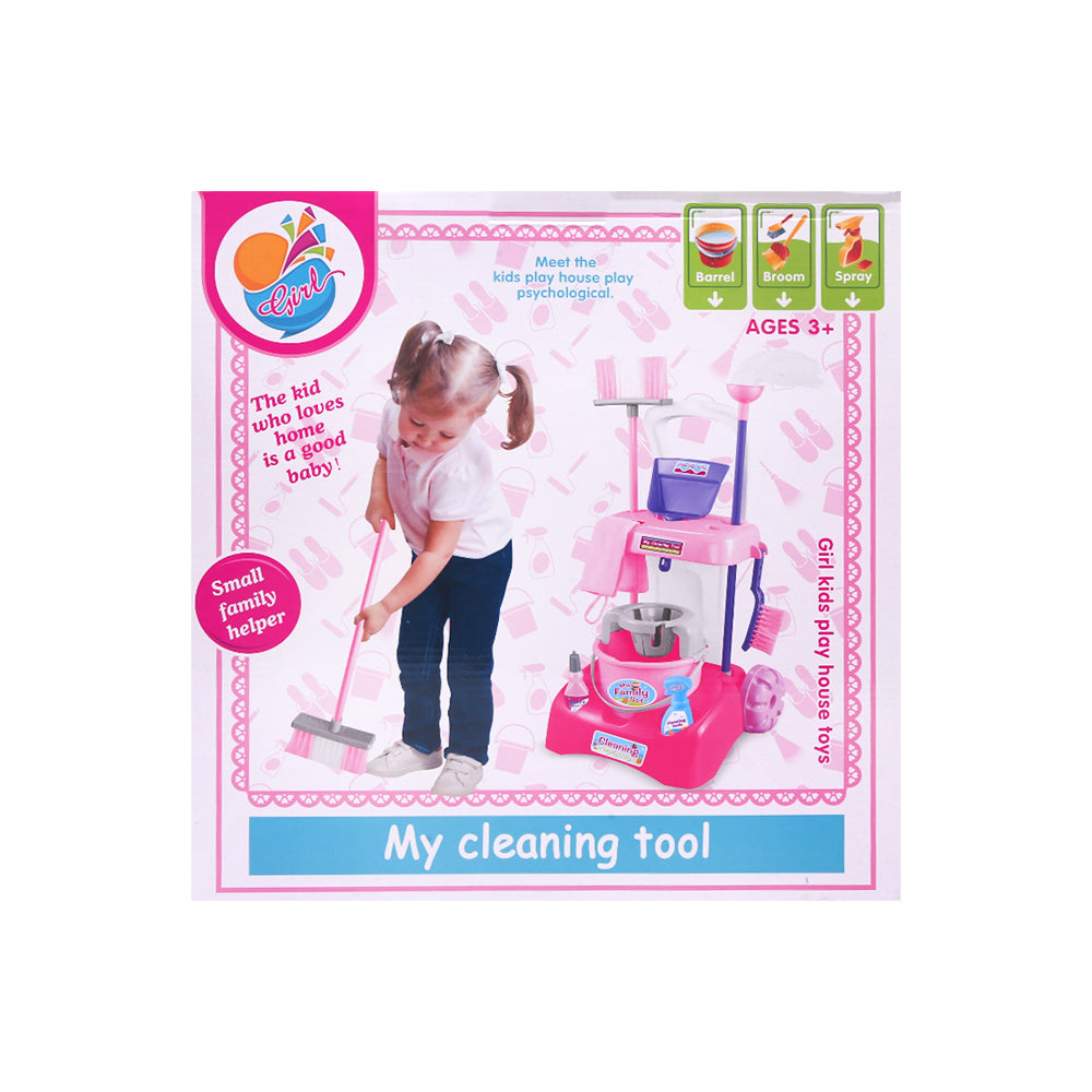 17006 CLEANING TROLLEY SET A.I Default Title - MamasJan Toys